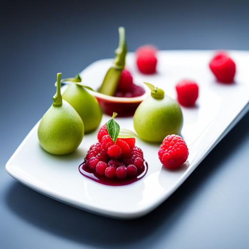 Delicious Pear and raspberry dish 93157