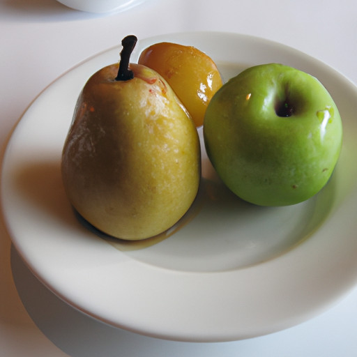 Delicious dish of Apples and pears 91630